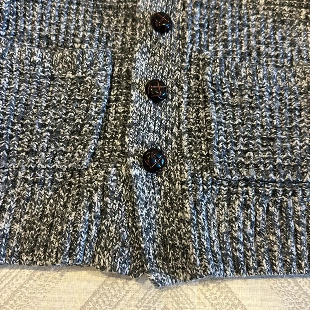 Baby Gap Boys Grey Four Button Cardigan Holiday Sweater Size 4 Years